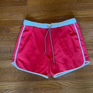 Mens Sunset Beach Boardshorts- Red